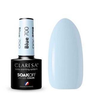 Claresa - Semi-permanent nail polish Soak off - 700: Blue