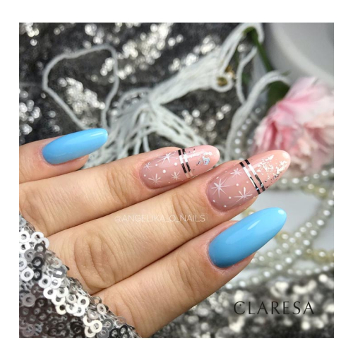 Claresa - Semi-permanent nail polish Soak off - 702: Blue