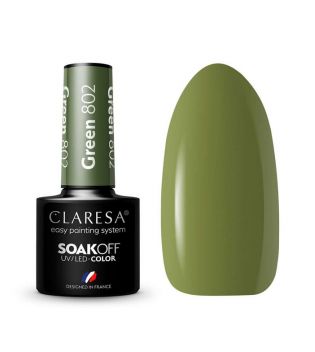 Claresa - Semi-permanent nail polish Soak off - 802: Green