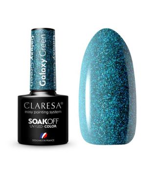 Claresa - Semi-permanent nail polish Soak off - Galaxy Green