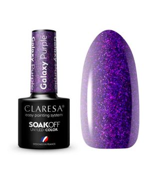 Claresa - Semi-permanent nail polish Soak off - Galaxy Purple