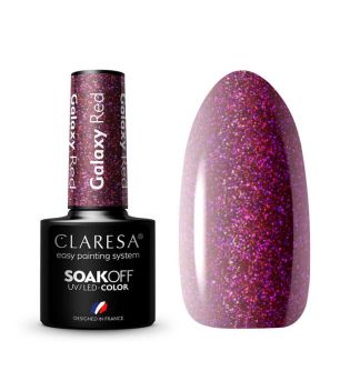 Claresa - Semi-permanent nail polish Soak off - Galaxy Red