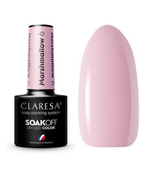 Claresa - Semi-permanent nail polish Soak off Marshmallow - 06