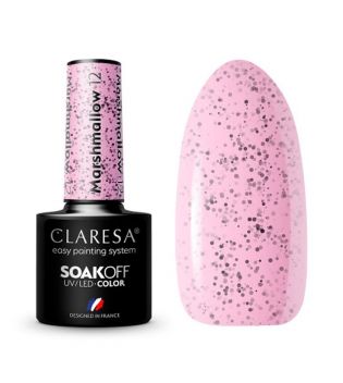 Claresa - Semi-permanent nail polish Soak off Marshmallow - 12