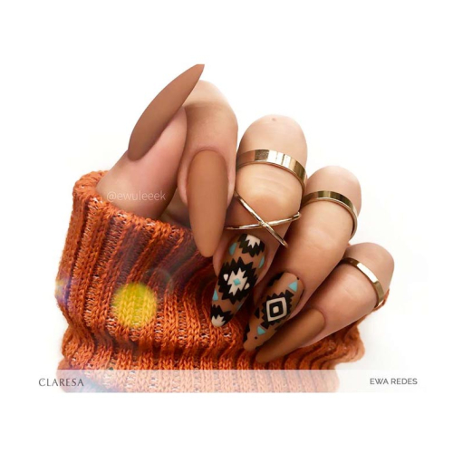 Claresa - Semi-permanent nail polish Soak off - Snug Brown