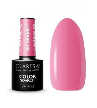 Claresa - Semi-permanent nail polish Soak off So Simple - 02
