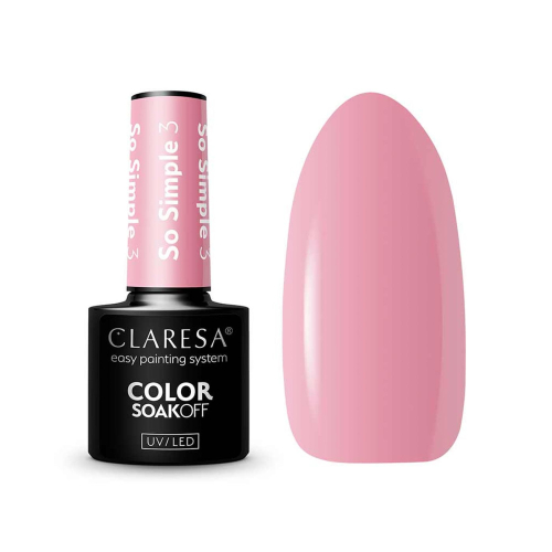 Claresa - Semi-permanent nail polish Soak off So Simple - 03