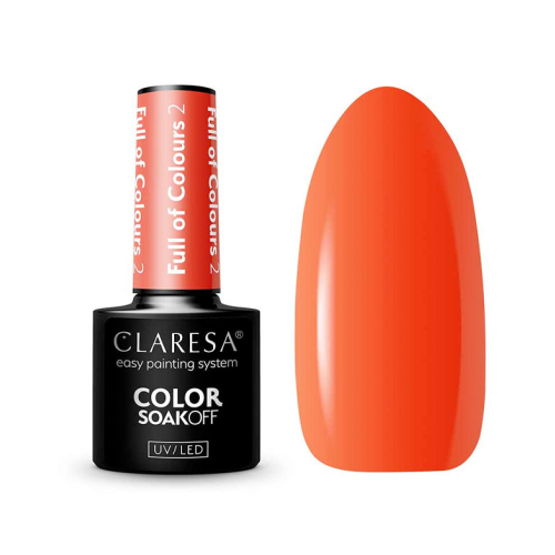 Claresa - *Full of Colours* - Semi-permanent nail polish Soak off - 02