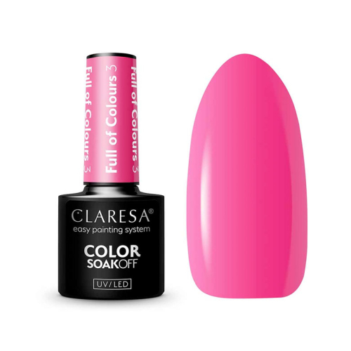 Claresa - *Full of Colours* - Semi-permanent nail polish Soak off - 03