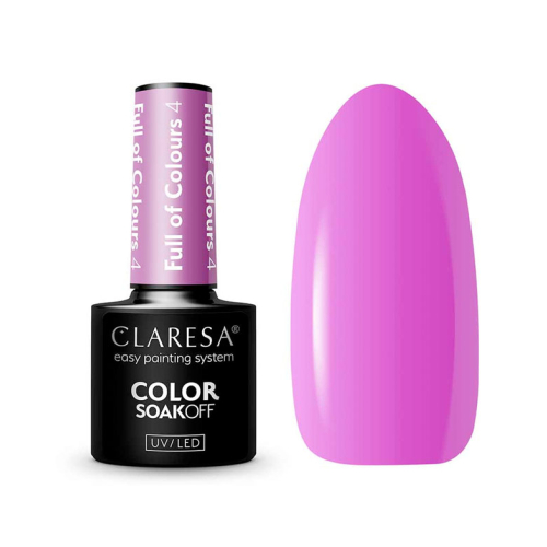 Claresa - *Full of Colours* - Semi-permanent nail polish Soak off - 04