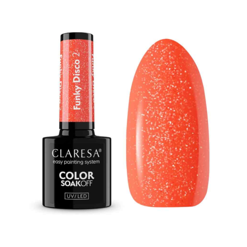 Claresa - *Funky Disco* - Semi-permanent nail polish - 02
