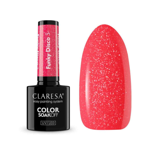 Claresa - *Funky Disco* - Semi-permanent nail polish - 03