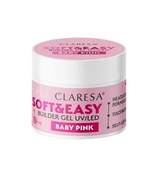 Claresa - Builder gel Soft & Easy - Baby pink - 45 g