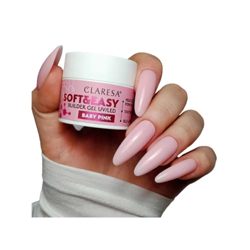 Claresa - Builder gel Soft & Easy - Baby pink - 45 g