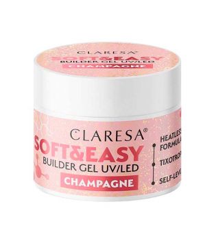 Claresa - Soft & Easy Builder Gel - Champagne - 45 g