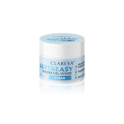 Claresa - Builder gel Soft & Easy - Clear - 12 g