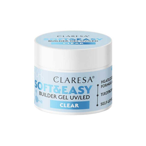 Claresa - Builder gel Soft & Easy - Clear - 45 g