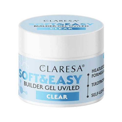 Claresa - Builder gel Soft & Easy - Clear - 90 g