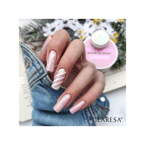 Claresa - Builder gel Soft & Easy - Milky pink - 45 g