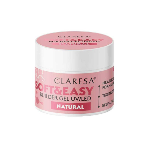 Claresa - Builder gel Soft & Easy - Natural - 45 g