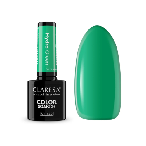 Claresa - *Hydro* - Soak off semi-permanent nail polish - Green