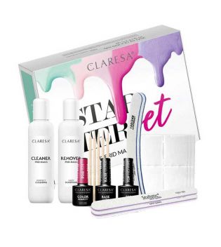 Claresa - Semi-permanent manicure starter kit - 524: Pink
