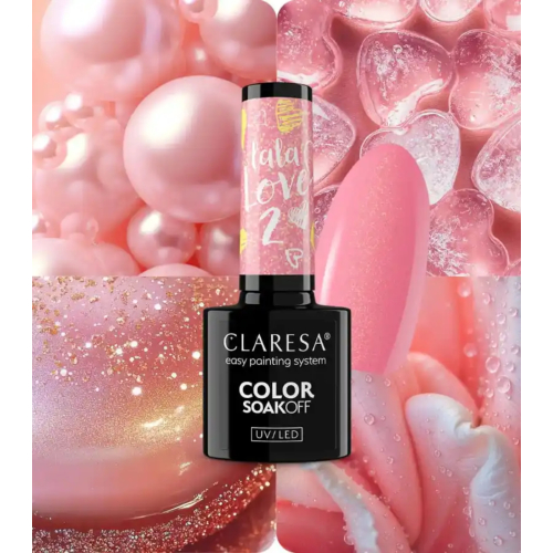 Claresa - *La La Love* - Semi-permanent nail polish Soak off - 02