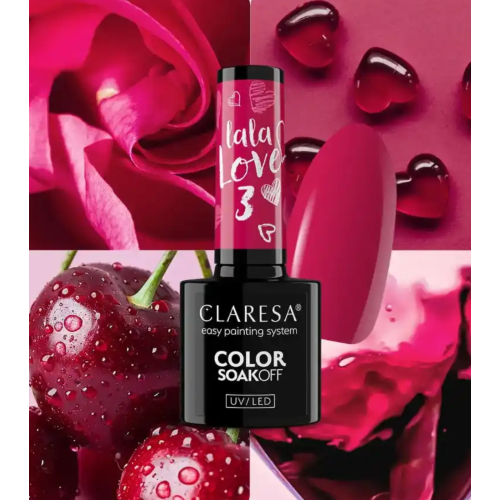 Claresa - *La La Love* - Semi-permanent nail polish Soak off - 03