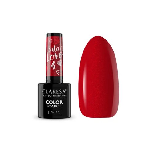 Claresa - *La La Love* - Semi-permanent nail polish Soak off - 04
