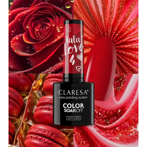 Claresa - *La La Love* - Semi-permanent nail polish Soak off - 04