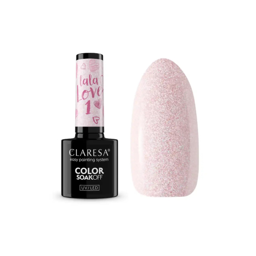 Claresa - *La La Love* - Semi-permanent nail polish Soak off - 01