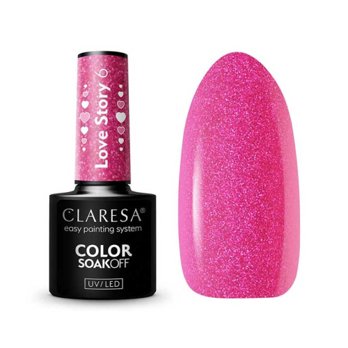 Claresa - *Love Story* - Semi-permanent nail polish Soak off - 06