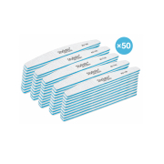 Claresa - Pack of 50 half-moon nail files 180/240