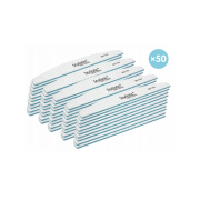 Claresa - Pack of 50 half-moon nail files 80/100