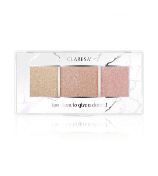 Claresa - Highlighter Palette Too glam to give a damn! - 12: Golden Glow