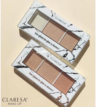 Claresa - Highlighter Palette Too glam to give a damn! - 12: Golden Glow