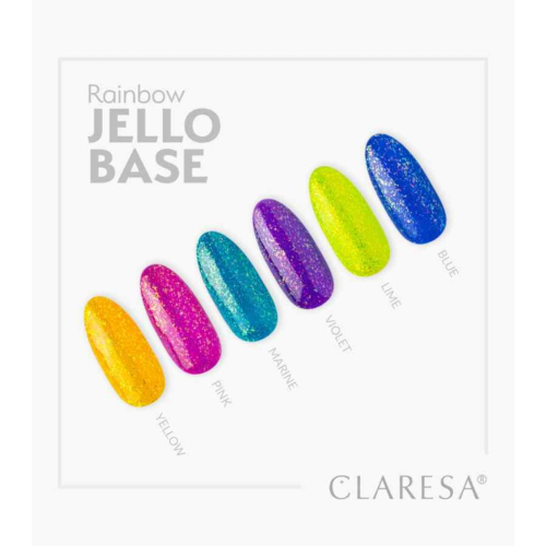 Claresa - *Rainbow Jello Base* - Semi-permanent nail polish - Pink