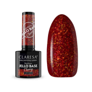 Claresa - *Rainbow Jello Base* - Semi-permanent nail polish - Cherry