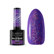 Claresa - *Rainbow Jello Base* - Semi-permanent nail polish - Violet