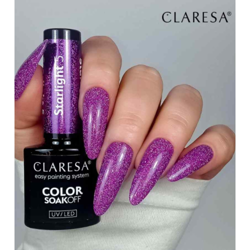 Claresa - *Starlight* - Semi-permanent nail polish Soak off - 5