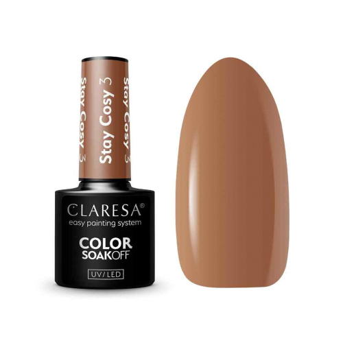Claresa - *Stay Cosy* - Semi-permanent nail polish Soak off - 03