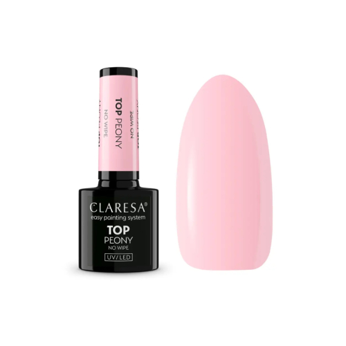 Claresa - Semi-Permanent Top Coat No Wipe - Peony