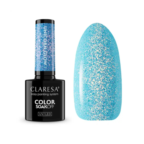 Claresa - *Unicorn Glow* - Semi-permanent nail polish Soak off - 01