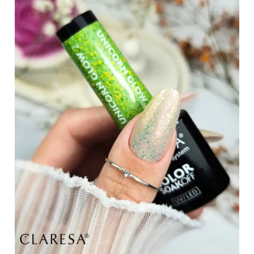 Claresa - *Unicorn Glow* - Semi-permanent nail polish Soak off - 02