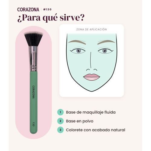 CORAZONA - Multipurpose Makeup Brush - 130