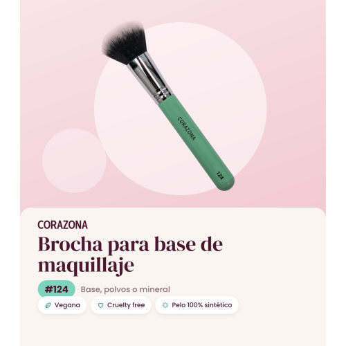 CORAZONA - Makeup Foundation Brush - 124