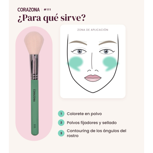 CORAZONA - Blusher brush - 111