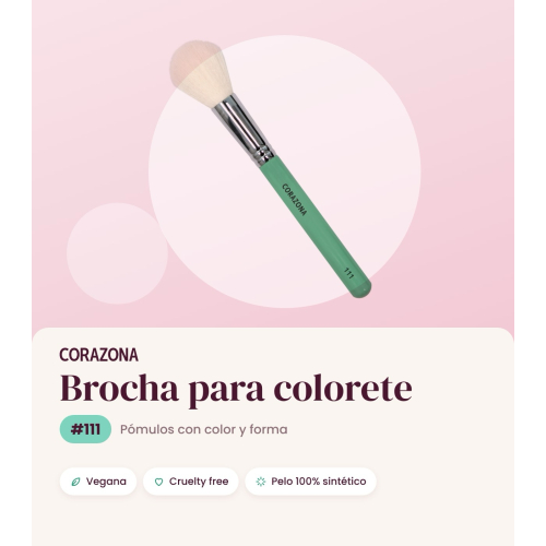 CORAZONA - Blusher brush - 111