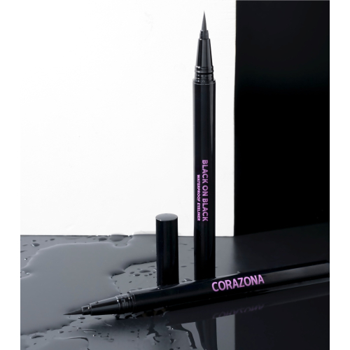 CORAZONA - Waterproof eyeliner Black on Black