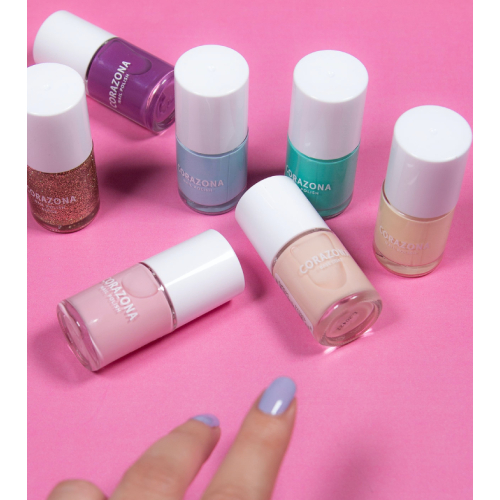 CORAZONA - Nail polish Glitter - Flax